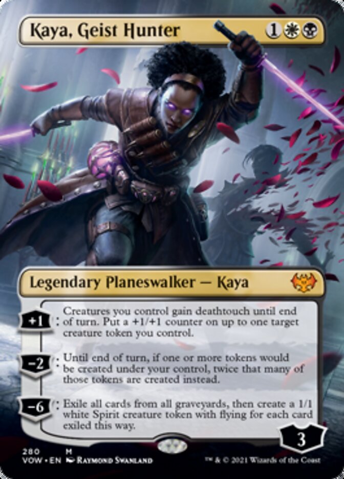 Kaya, Geist Hunter (Borderless) [Innistrad: Crimson Vow] | Exor Games Bridgewater