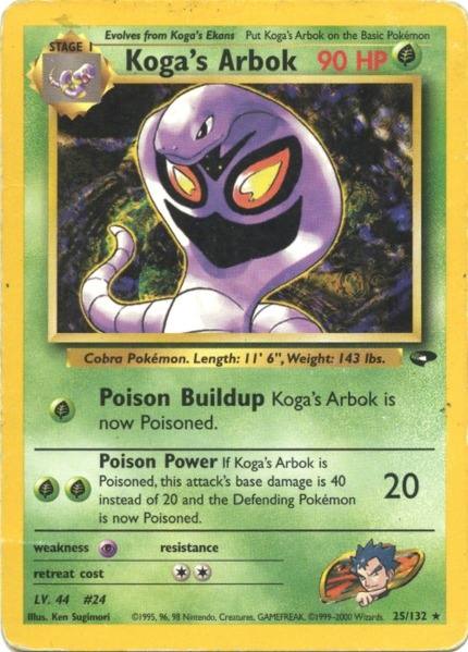 Koga's Arbok (25/132) [Gym Challenge Unlimited] | Exor Games Bridgewater