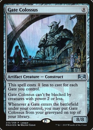 Gate Colossus [Ravnica Allegiance Promos] | Exor Games Bridgewater