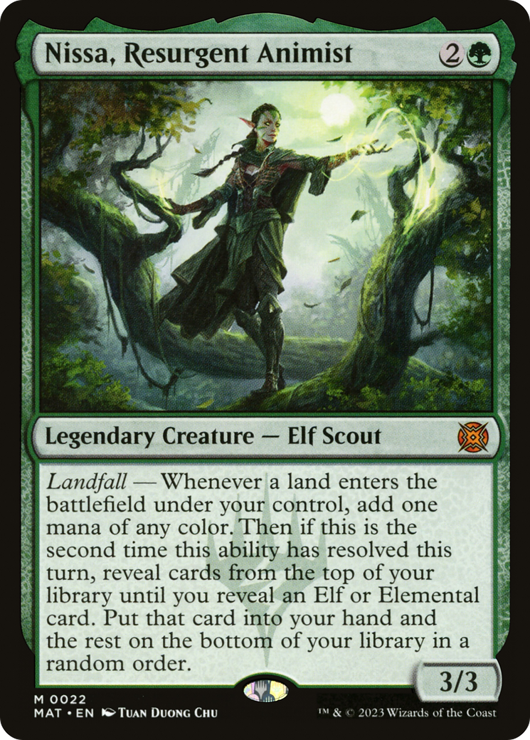 Nissa, Resurgent Animist [March of the Machine: The Aftermath] | Exor Games Bridgewater