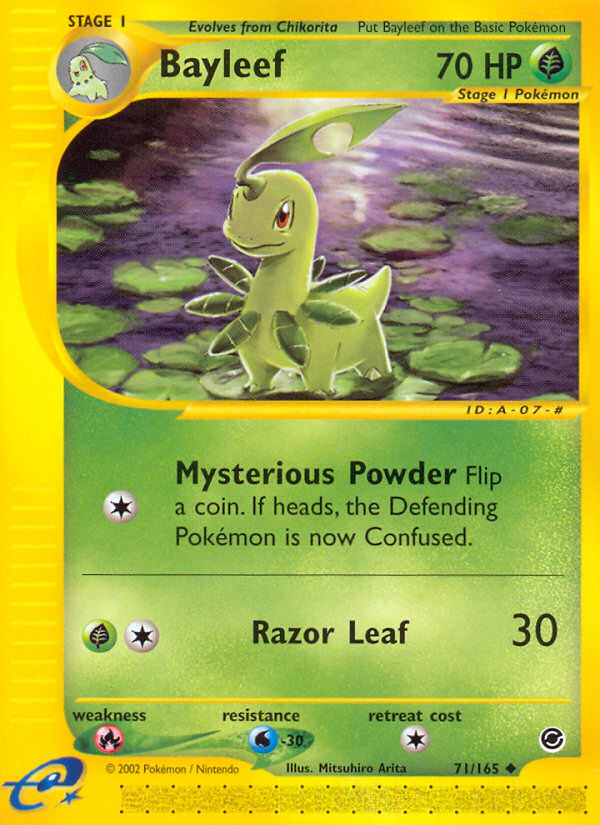 Bayleef (71/165) [Expedition: Base Set] | Exor Games Bridgewater