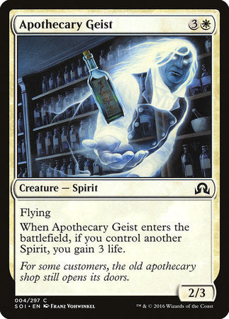 Apothecary Geist [Shadows over Innistrad] | Exor Games Bridgewater