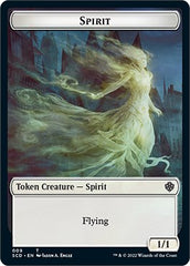 Cat Bird // Spirit Double-Sided Token [Starter Commander Decks] | Exor Games Bridgewater