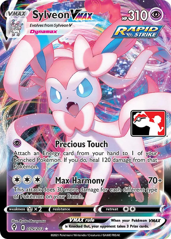 Sylveon VMAX (075/203) [Prize Pack Series One] | Exor Games Bridgewater