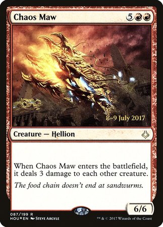 Chaos Maw [Hour of Devastation Promos] | Exor Games Bridgewater