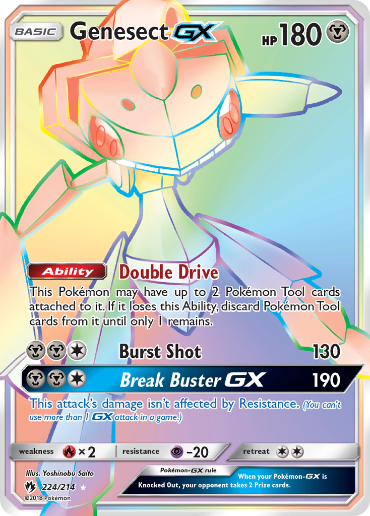 Genesect GX (224/214) [Sun & Moon: Lost Thunder] | Exor Games Bridgewater