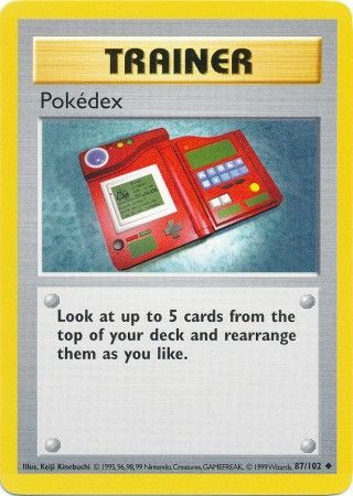 Pokedex (87/102) [Base Set Shadowless Unlimited] | Exor Games Bridgewater