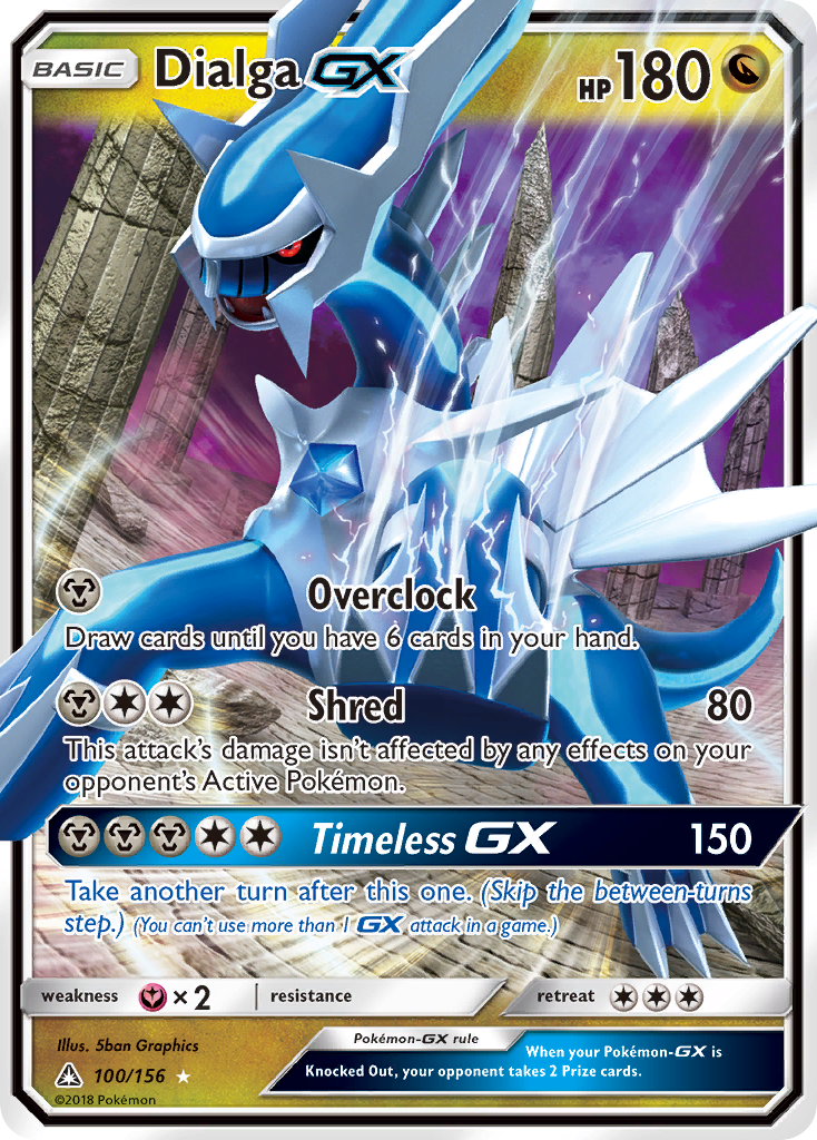 Dialga GX (100/156) [Sun & Moon: Ultra Prism] | Exor Games Bridgewater