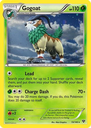 Gogoat (19/146) (Cosmos Holo) [XY: Base Set] | Exor Games Bridgewater