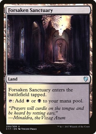 Forsaken Sanctuary [Commander 2017] | Exor Games Bridgewater