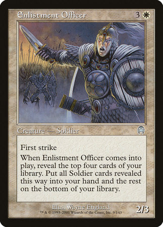 Enlistment Officer [Apocalypse] | Exor Games Bridgewater