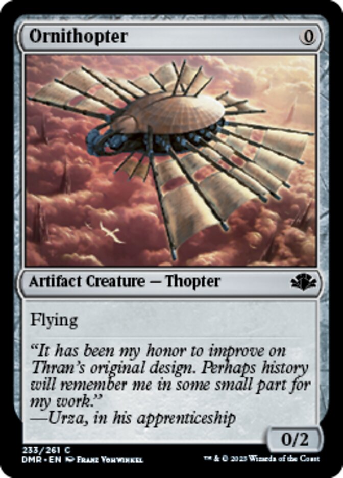 Ornithopter [Dominaria Remastered] | Exor Games Bridgewater