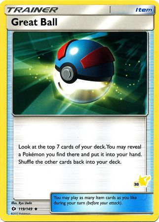 Great Ball (119/149) (Pikachu Stamp #38) [Battle Academy 2020] | Exor Games Bridgewater