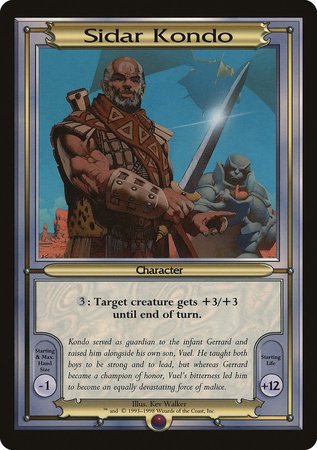 Sidar Kondo (Oversize) [Vanguard Series] | Exor Games Bridgewater