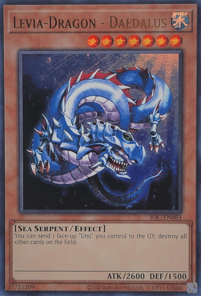 Levia-Dragon - Daedalus (25th Anniversary) [IOC-EN083] Ultra Rare | Exor Games Bridgewater