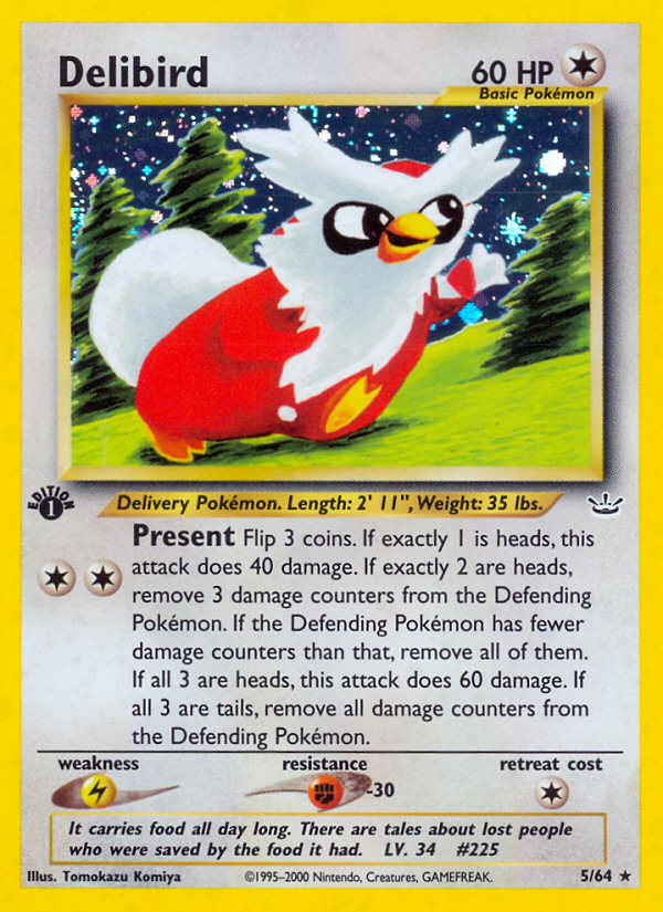 Delibird (5/64) [Neo Revelation 1st Edition] | Exor Games Bridgewater