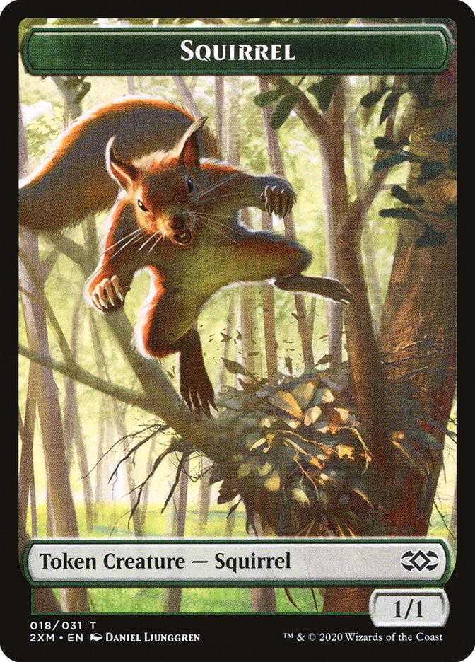 Squirrel Token [Double Masters] | Exor Games Bridgewater