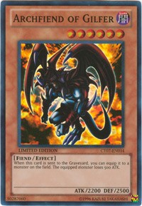 Archfiend of Gilfer [CT07-EN014] Super Rare | Exor Games Bridgewater