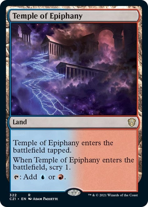 Temple of Epiphany [Commander 2021] | Exor Games Bridgewater