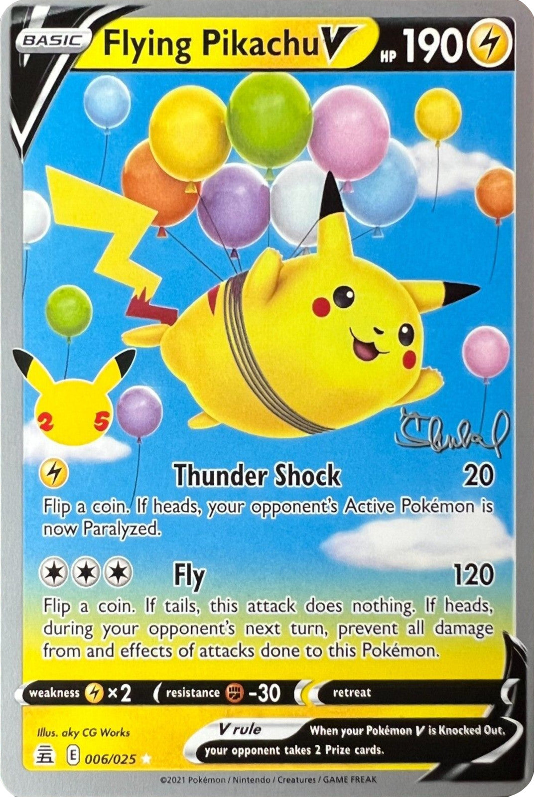 Flying Pikachu V (006/025) (ADP - Ondrej Skubal) [World Championships 2022] | Exor Games Bridgewater