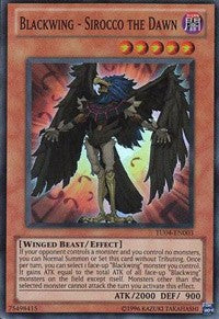 Blackwing - Sirocco the Dawn [TU04-EN003] Super Rare | Exor Games Bridgewater