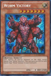 Worm Victory [HA03-EN025] Secret Rare | Exor Games Bridgewater