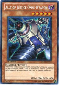 Ally of Justice Omni-Weapon [HA03-EN050] Secret Rare | Exor Games Bridgewater