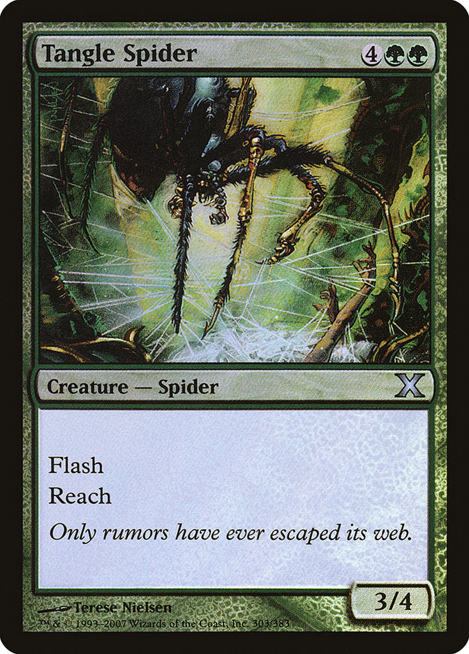 Tangle Spider (Premium Foil) [Tenth Edition] | Exor Games Bridgewater