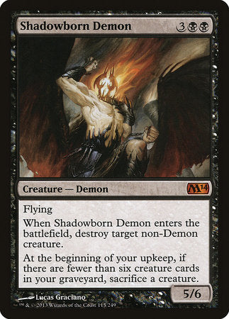 Shadowborn Demon [Magic 2014] | Exor Games Bridgewater