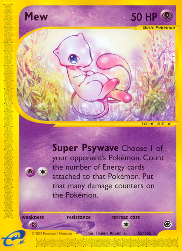 Mew (55/165) [Expedition: Base Set] | Exor Games Bridgewater