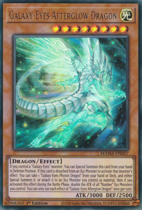 Galaxy-Eyes Afterglow Dragon [MAMA-EN057] Ultra Rare | Exor Games Bridgewater