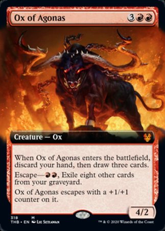 Ox of Agonas (Extended Art) [Theros Beyond Death] | Exor Games Bridgewater