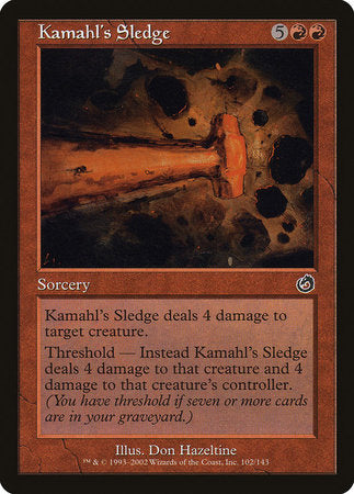 Kamahl's Sledge [Torment] | Exor Games Bridgewater