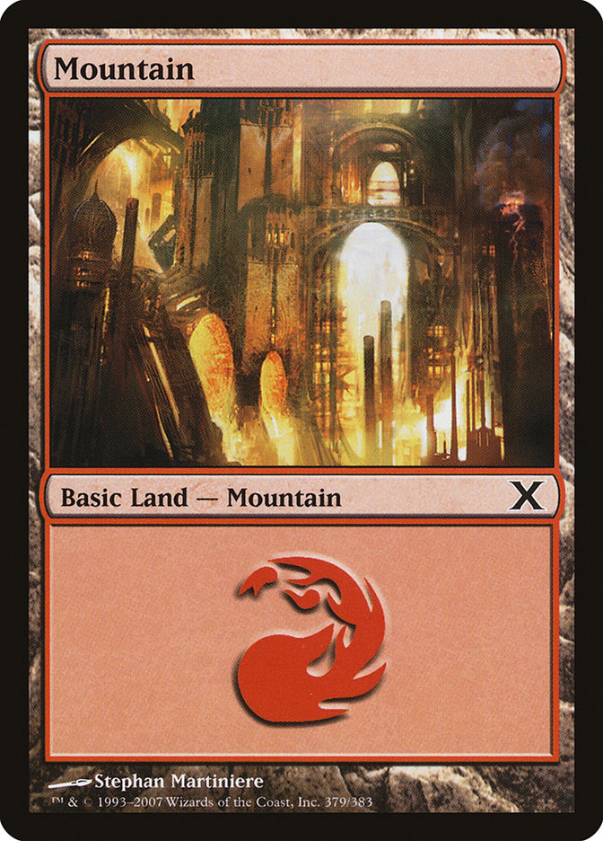 Mountain (379) [Tenth Edition] | Exor Games Bridgewater