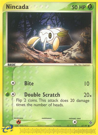 Nincada (67/97) [EX: Dragon] | Exor Games Bridgewater