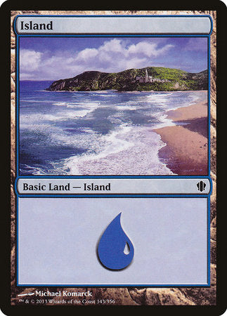 Island (343) [Commander 2013] | Exor Games Bridgewater