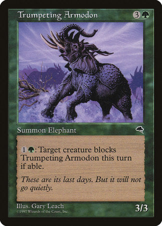 Trumpeting Armodon [Tempest] | Exor Games Bridgewater