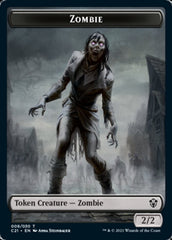 Zombie // Horror Token [Commander 2021 Tokens] | Exor Games Bridgewater