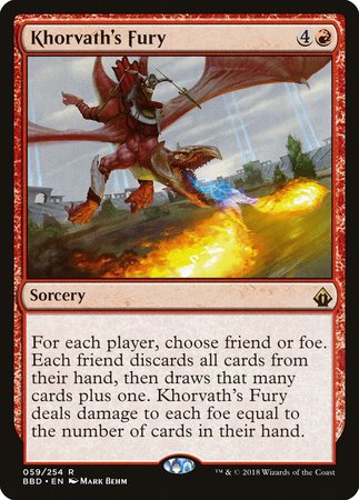 Khorvath's Fury [Battlebond] | Exor Games Bridgewater