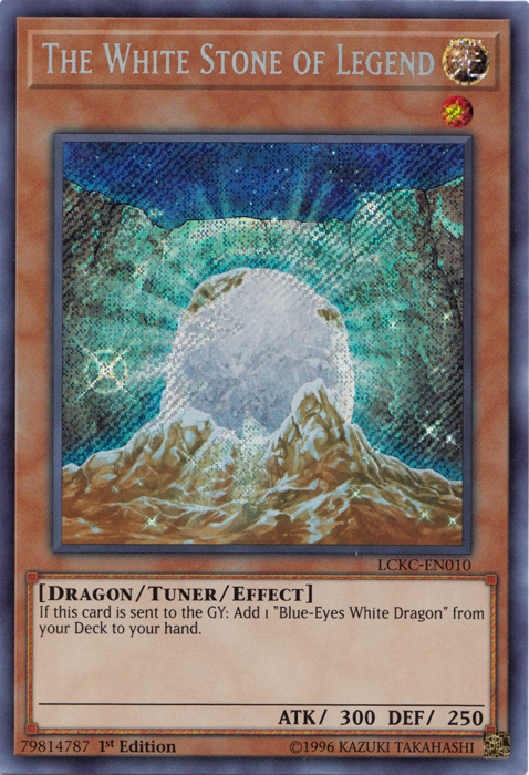 The White Stone of Legend [LCKC-EN010] Secret Rare | Exor Games Bridgewater