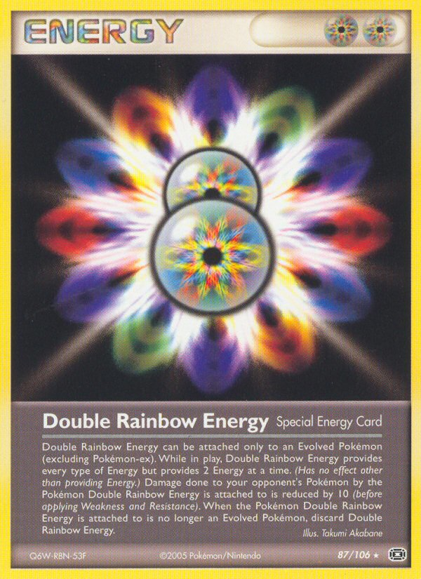 Double Rainbow Energy (87/106) [EX: Emerald] | Exor Games Bridgewater