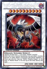 Malefic Paradox Dragon [YMP1-EN007] Secret Rare | Exor Games Bridgewater