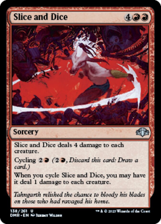 Slice and Dice [Dominaria Remastered] | Exor Games Bridgewater