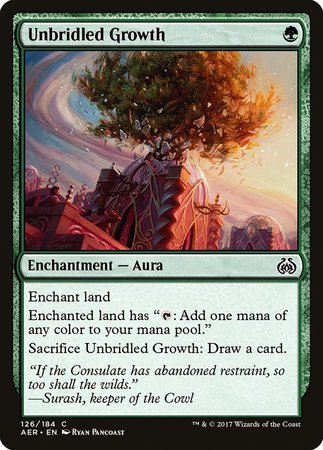 Unbridled Growth [Aether Revolt] | Exor Games Bridgewater