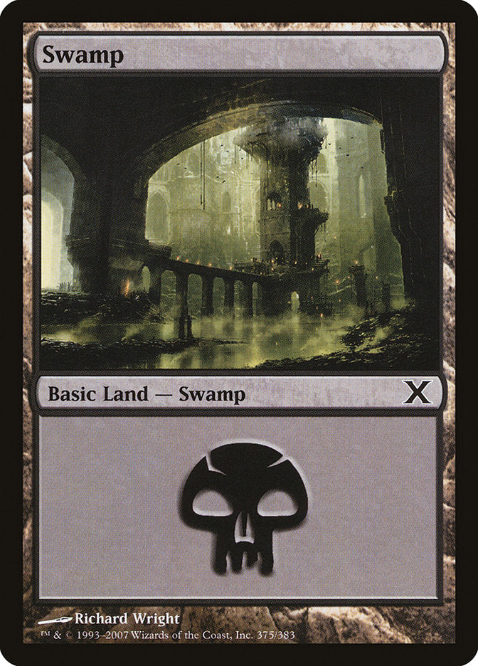 Swamp (375) [Tenth Edition] | Exor Games Bridgewater