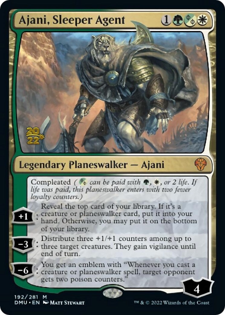 Ajani, Sleeper Agent [Dominaria United Prerelease Promos] | Exor Games Bridgewater