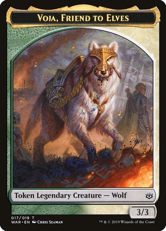 Voja, Friend to Elves Token [War of the Spark Tokens] | Exor Games Bridgewater