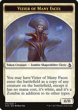 Vizier of Many Faces Token [Amonkhet Tokens] | Exor Games Bridgewater