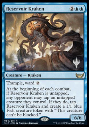 Reservoir Kraken (Promo Pack) [Streets of New Capenna Promos] | Exor Games Bridgewater