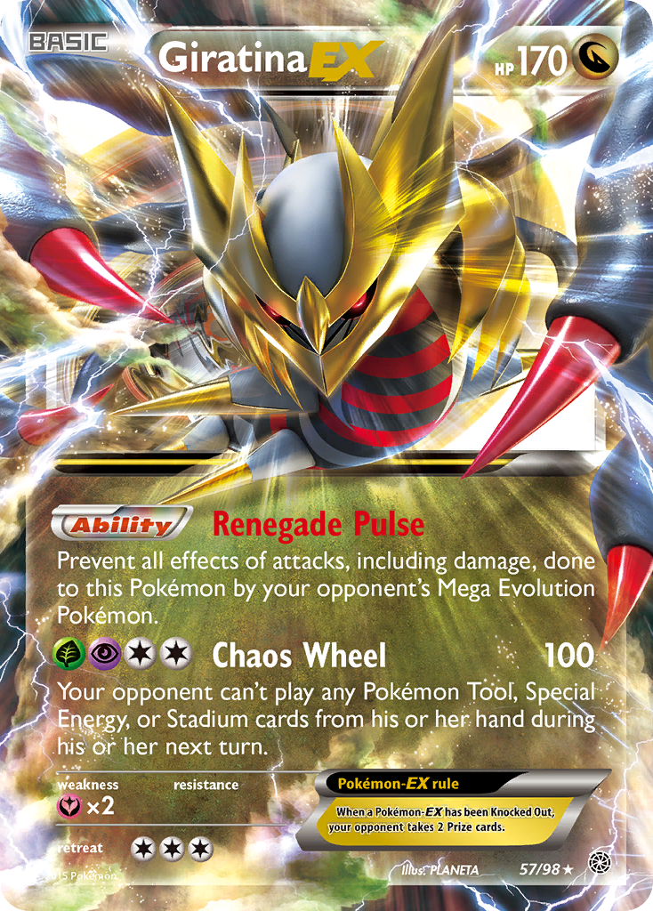 Giratina EX (57/98) [XY: Ancient Origins] | Exor Games Bridgewater